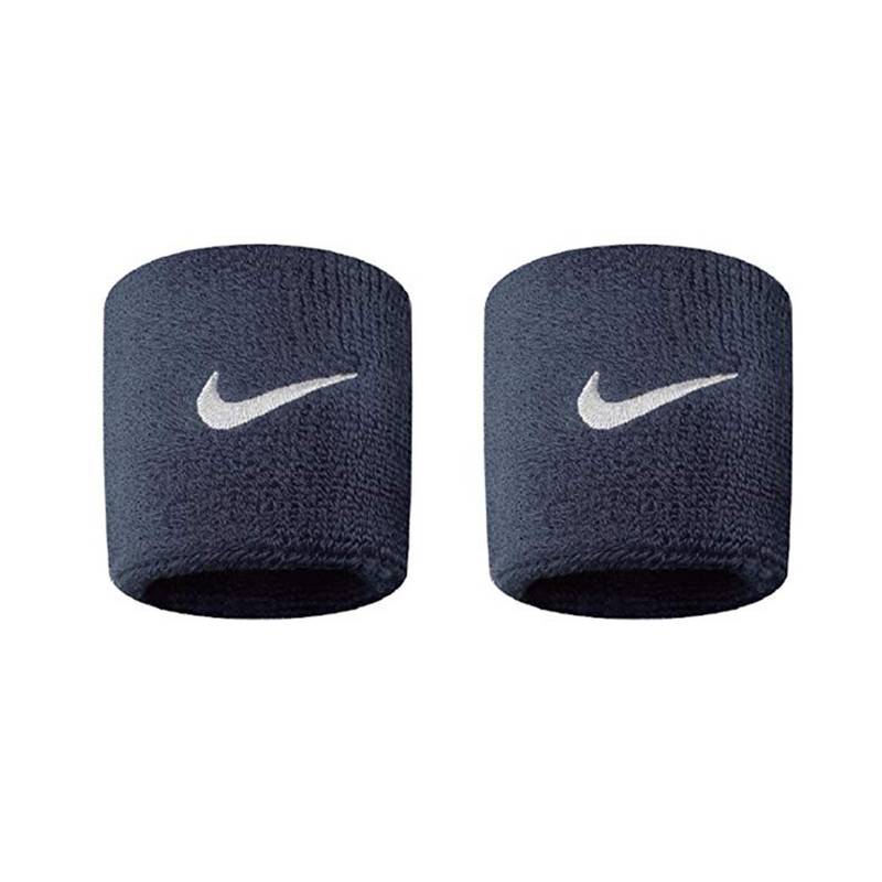 Напульсник Nike SWOOSH WRISTBANDS 2 PK OBSIDIAN/WHITE OSFM темно-синій Уні OSFM DT-N.NN.04.416.OS, рис. 0