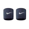 Напульсник Nike SWOOSH WRISTBANDS 2 PK OBSIDIAN/WHITE OSFM темно-синій Уні OSFM DT-N.NN.04.416.OS, прев. 0