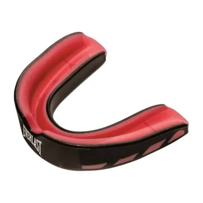 Капа для боксу Everlast EVERSHIELD SINGLE MOUTH GUARD чорний, червоний Уні UNI DT-1400003, рис. 0
