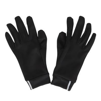 Рукавички Warm 500 v2 для бігу тактильні чорні 8759607