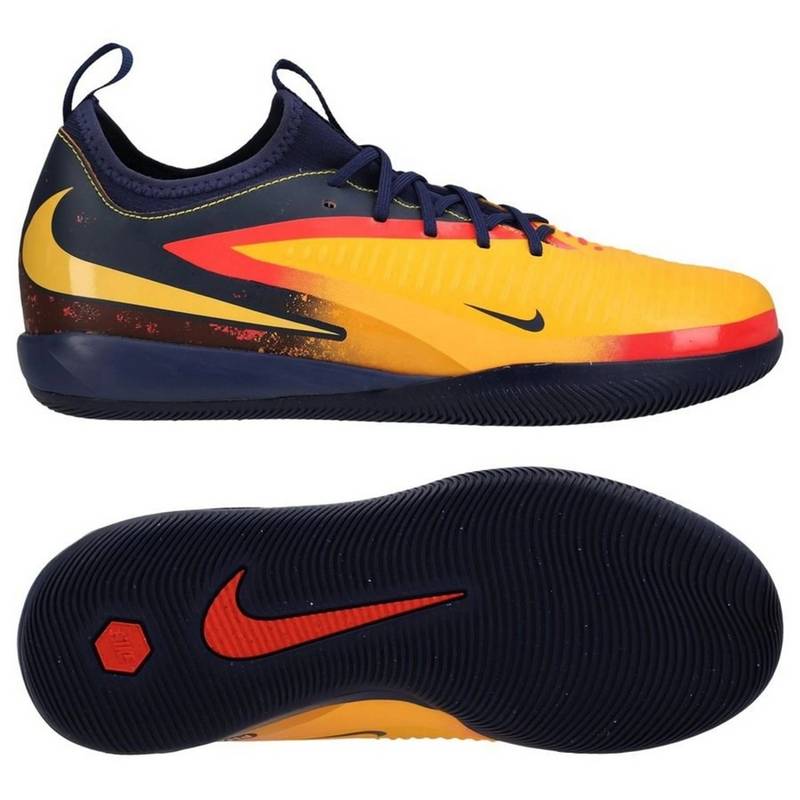 Футзалки детские Nike Phantom 6 Low Academy Erling Haaland IC Junior HQ2036-800, рис. 0