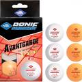 М'ячі Donic EXCLUSIVE (Advantgarde) 3* 40+ 6шт white+orange DT1-608533, прев. 0