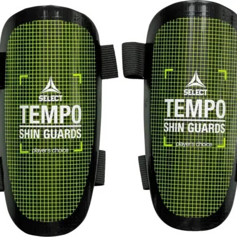 Щитки футбольні Select SHIN GUARD TEMPO чорно-салатові 647840-141, рис. 0