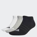 Шкарпетки Adidas T SPW LOW 3P сірий, білий, чорний Уні 37-39 DT-IC1337, прев. 0