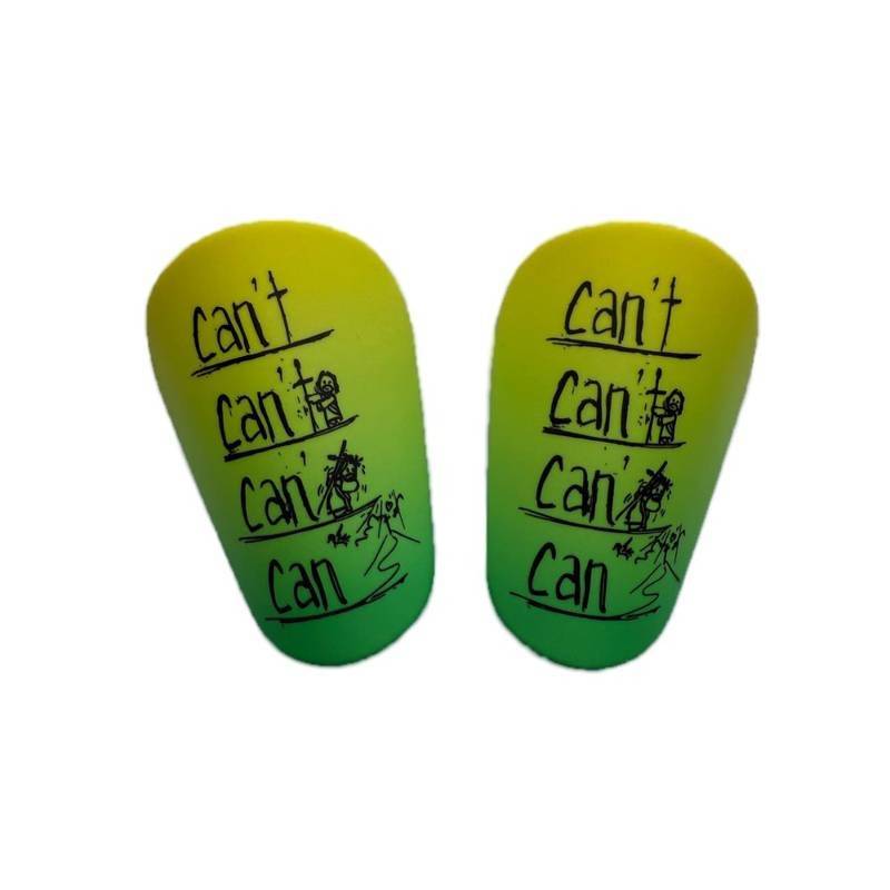 Щитки мини Beby 12*7.5 cm (с надписью Can't) желто-зеленый 140325-1275-L20-YG, рис. 0