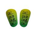 Щитки мини Beby 8*5 cm (с надписью Can't) желто-зеленый 140325-85-L20-YG, прев. 0