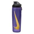 Пляшка Nike REFUEL BOTTLE LOCKING LID 24 OZ фіолетовий, жовтий, чорний Уні 709 мл DT-N.100.7668.501.24, прев. 0