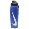 Пляшка Nike REFUEL BOTTLE LOCKING LID 32 OZ синій, білий, чорний Уні 946 мл DT-N.100.7670.423.32, прев. 0
