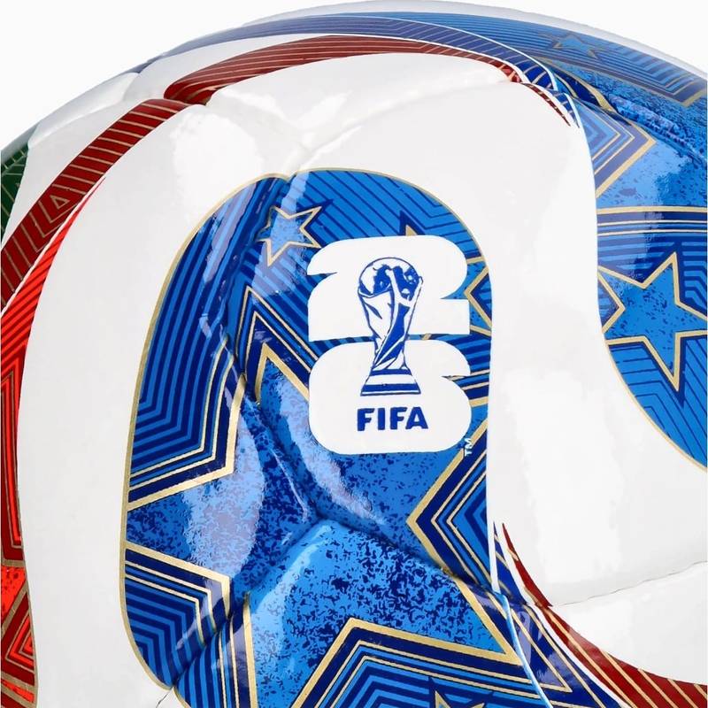 М'яч футзальний Adidas WC PRO SAL білий, червоний, синій, зелений Уні 4 DT-JD8033, рис. 3