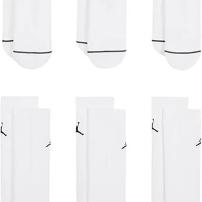Шкарпетки Nike U J ED CUSH PLY CREW 6PR - 144 білий Уні 38-42 DT-HV6228-100, рис. 3