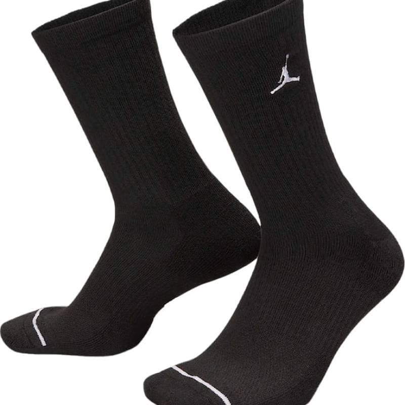 Шкарпетки Nike U J ED CUSH PLY CREW 6PR - 144 чорний Уні 38-42 DT-HV6228-010, рис. 0