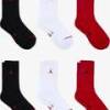 Шкарпетки Nike U J ED CUSH PLY CREW 6PR - 144 чорний, білий, червоний Уні 38-42 DT-HV6228-900, прев. 0