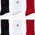 Шкарпетки Nike U J ED CUSH PLY CREW 6PR - 144 чорний, білий, червоний Уні 38-42 DT-HV6228-900, прев. 2