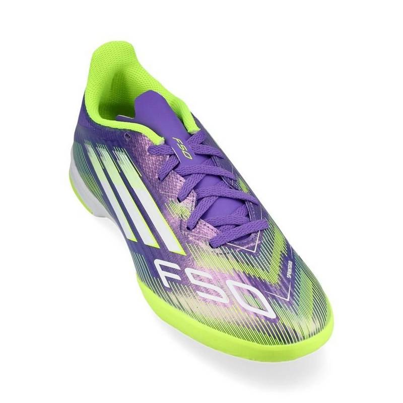 Детские фиолетовые футзалки Аdidas F50 League Indoor Kids JH7750, рис. 2