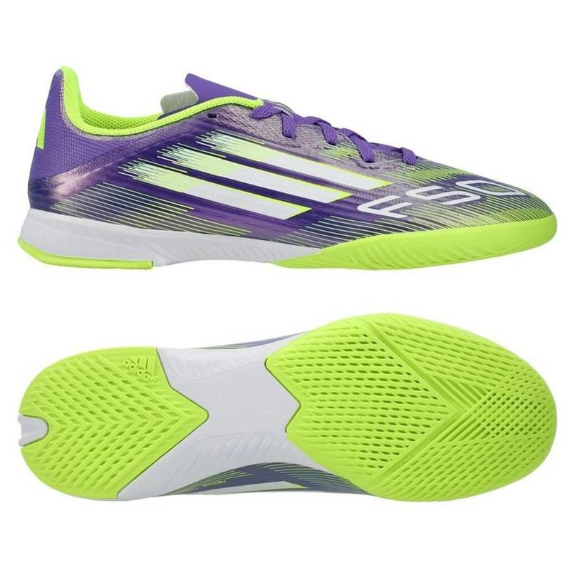 Детские фиолетовые футзалки Аdidas F50 League Indoor Kids JH7750, рис. 0
