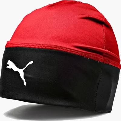 Шапка Puma LIGA Beanie червоний, чорний Уні One Size DT-022355-01