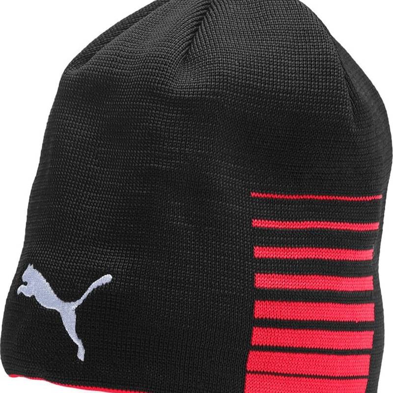 Шапка Puma LIGA Reversible Beanie чорний, червоний Уні One Size DT-022357-01, рис. 0