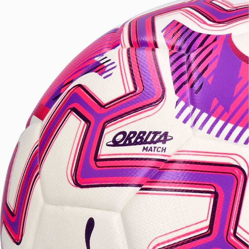 М'яч футбольний Puma Match PL Brilliance (FI Qty) білий, рожевий Уні 5 DT-084704-01, рис. 2