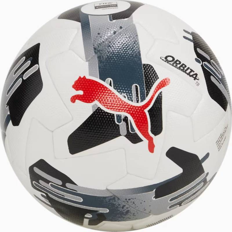 М'яч футбольний Puma Orbita 1 TB FIFA Quality Pro білий, чорний, червоний Уні 5 DT-084322-02, рис. 0