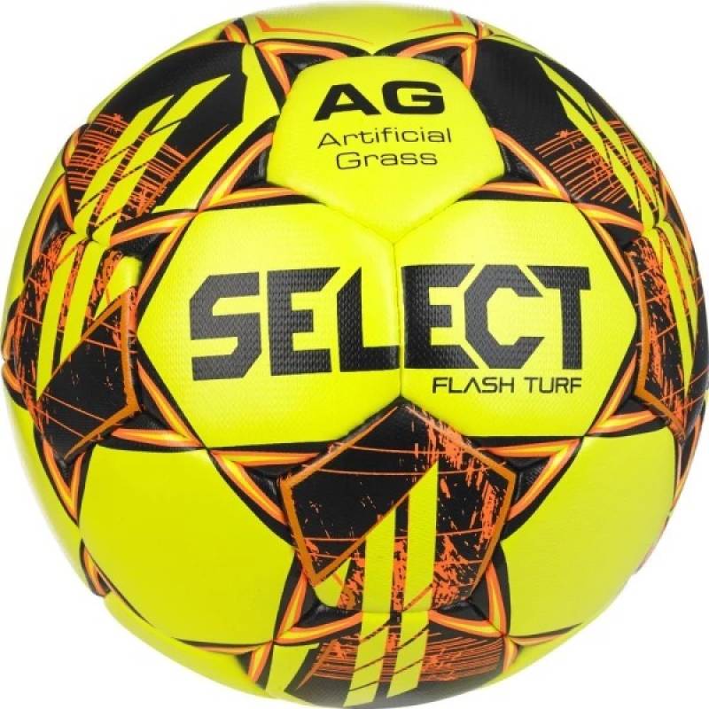 М'яч футбольний SELECT FLASH TURF v23 жовтий, помаранчевий Уні 4 DT-057407-383, рис. 0
