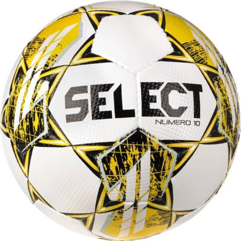 М'яч футбольний SELECT NUMERO 10 v23 білий, жовтий Уні 4 DT-057405-345, рис. 0