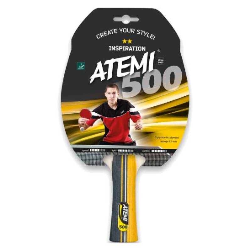 Ракетка для настольного тенниса ATEMS 500C 10041, рис. 0