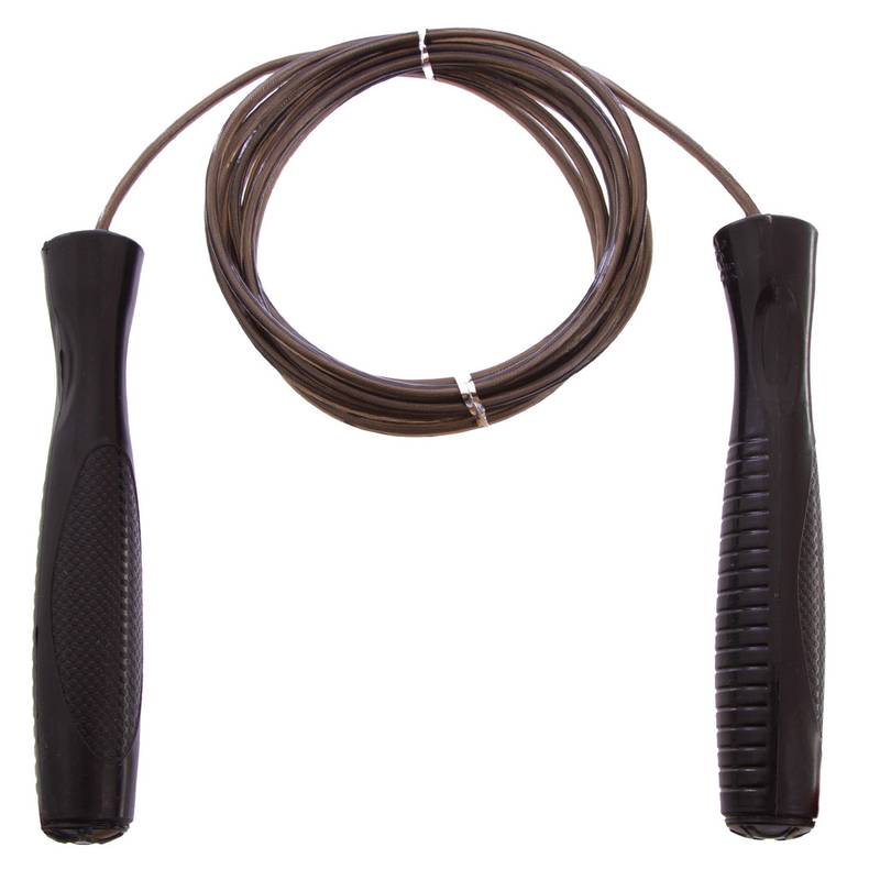 Скакалка швидкісна з підшипниками та сталевим тросом Zelart SPEED ROPE 3м FI-5106-BK, рис. 0