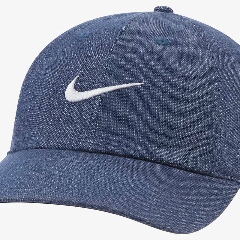 Кепка Nike U NSW H86 SWOOSH DENIM CAP синій Уні OSFM DT-DJ6220-410, рис. 0