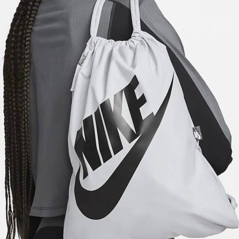 Рюкзак-мішок Nike NK HERITAGE DRAWSTRING 13L сірий Уні 33 х 43 см DT-DC4245-012, рис. 1