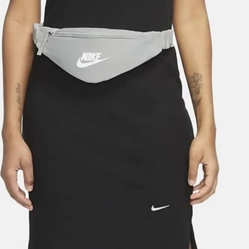 Сумка на пояс Nike NK HERITAGE S WAISTPACK 1L сірий Уні 28 x 8 x 13 см DT-DB0488-034, рис. 8