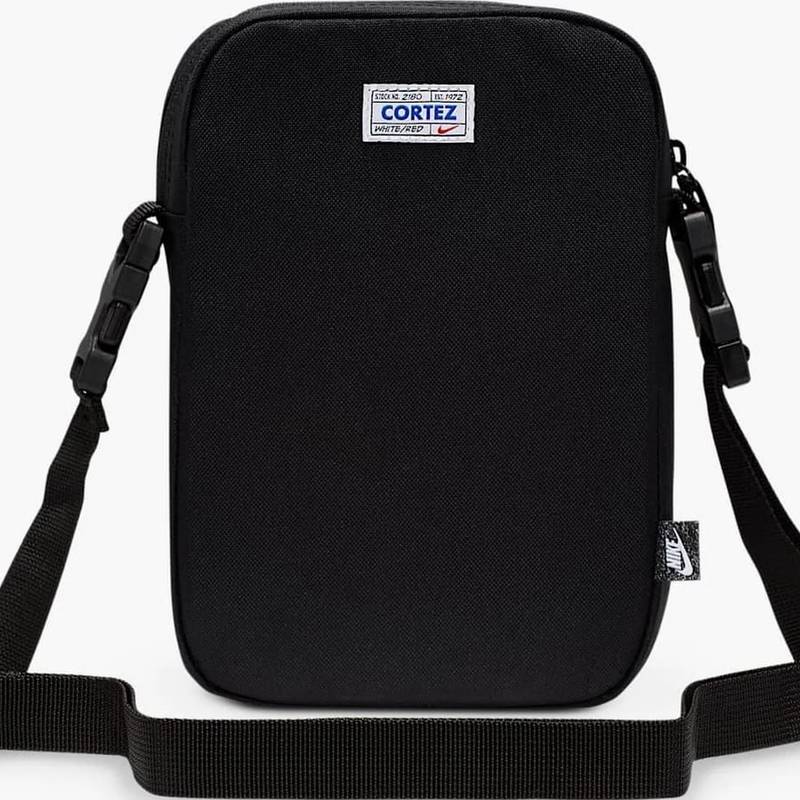 Сумка через плече Nike NK HRTGE CRSSBY-CORTEZ PTCH 4L чорний Уні 15 x 23 x 8 см DT-HM4415-010, рис. 2
