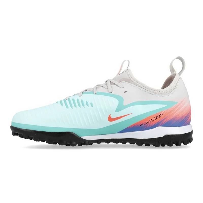 Детские сороконожки Nike Phantom 6 Low Academy Nu2 Turquoise/Grey HV4290-300, рис. 1