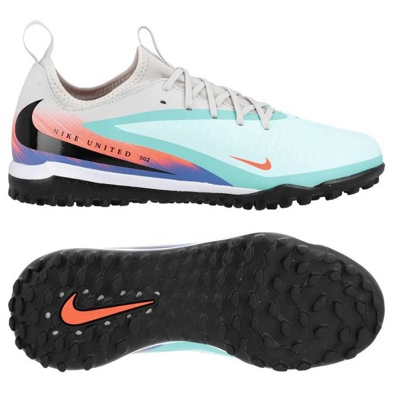 Детские сороконожки Nike Phantom 6 Low Academy Nu2 Turquoise/Grey HV4290-300, рис. 0