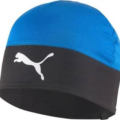 Шапка детская Puma TEAMLIGA BEANIE JR сине-черная 022786-02