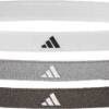Пов'язки на голову Adidas Hairbands 3pk білий, сірий, чорний Уні One Size DT-ADAC-16203, прев. 0