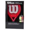 Ракетка для падел-тенісу Wilson Pack Optix XP Red Kit Box DT1-WR202110U2, прев. 0