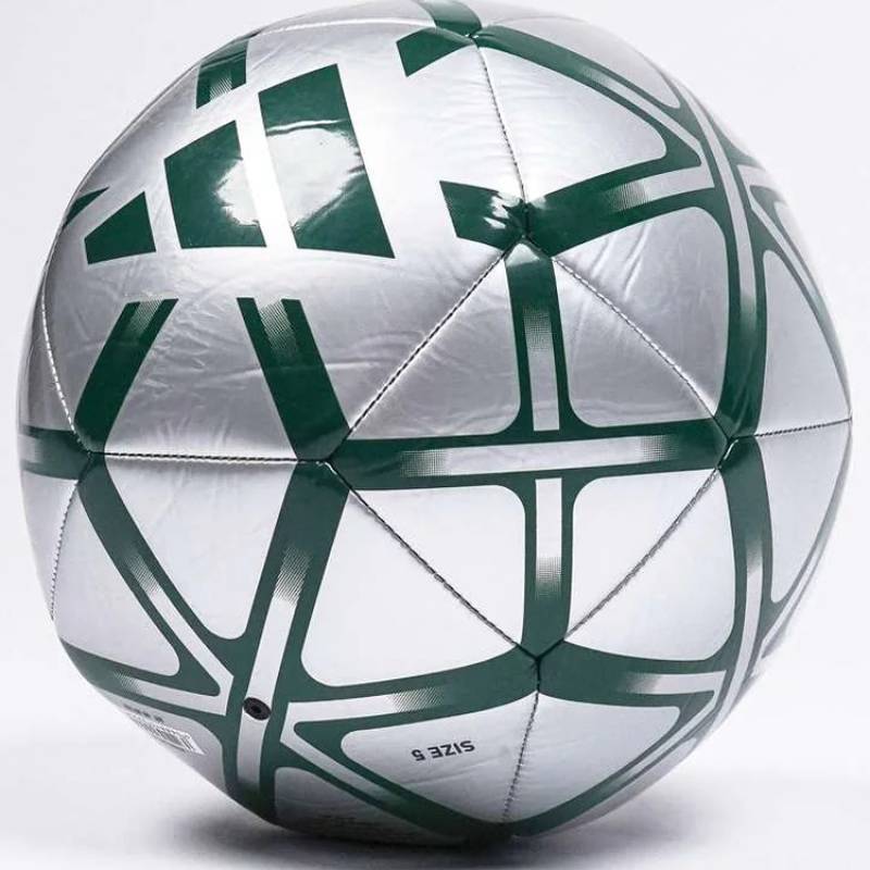 М'яч футбольний Adidas STARLANCER CLB сріблястий, зелений Уні 4 DT-JW1358, рис. 1