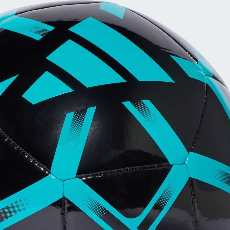 М'яч футбольний Adidas STARLANCER CLB чорний, бірюзовий Уні 4 DT-JW1357, рис. 2