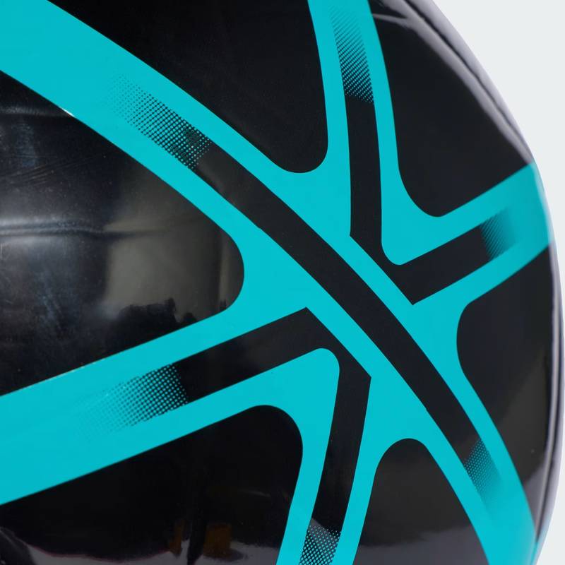 М'яч футбольний Adidas STARLANCER CLB чорний, бірюзовий Уні 4 DT-JW1357, рис. 3