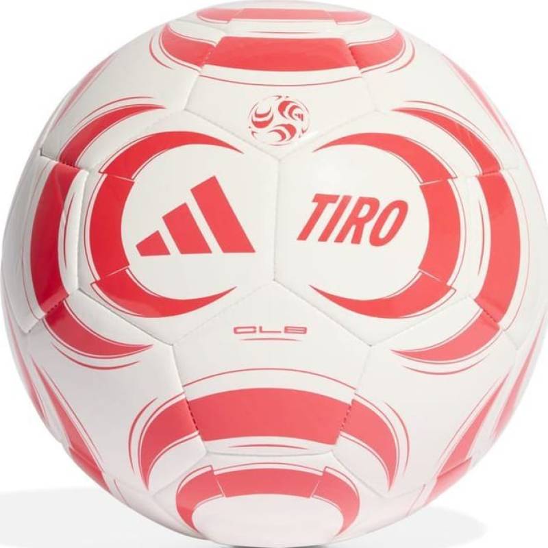 М'яч футбольний Adidas TIRO CLB білий, червоний Уні 4 DT-JW1531, рис. 0