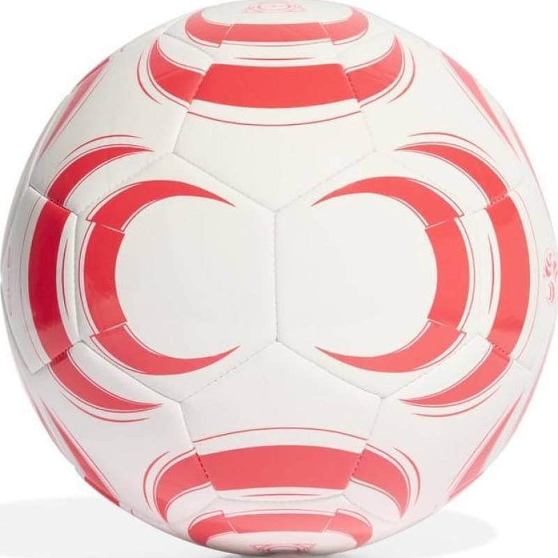 М'яч футбольний Adidas TIRO CLB білий, червоний Уні 4 DT-JW1531, рис. 1