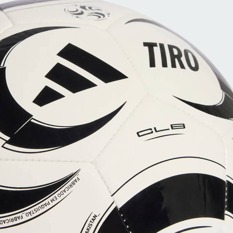 М'яч футбольний Adidas TIRO CLB білий, чорний Уні 4 DT-JW1530, рис. 2