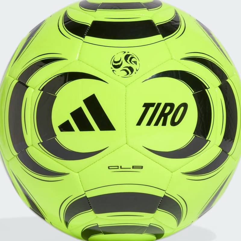 М'яч футбольний Adidas TIRO CLB зелений, чорний Уні 4 DT-JW1532, рис. 0