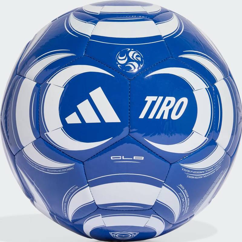 М'яч футбольний Adidas TIRO CLB синій, білий Уні 4 DT-JW1529, рис. 0