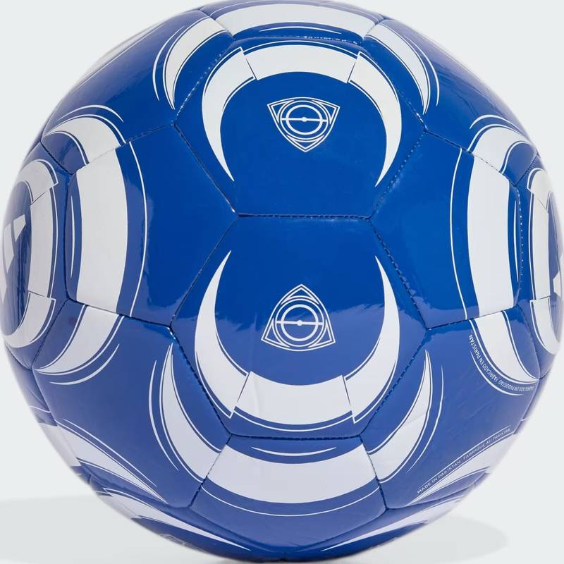 М'яч футбольний Adidas TIRO CLB синій, білий Уні 4 DT-JW1529, рис. 1