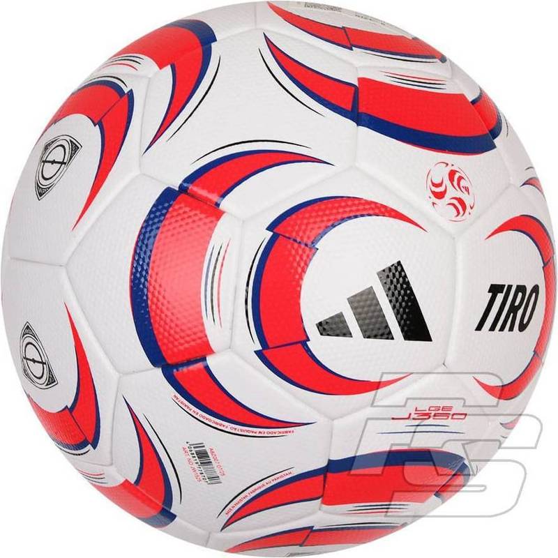 М'яч футбольний Adidas TIRO LGE J350 білий, червоний Уні 4 DT-JW1525, рис. 2