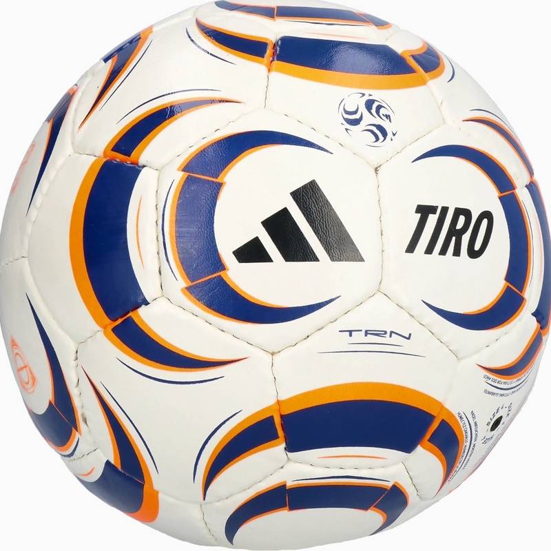 М'яч футбольний Adidas TIRO TRN білий, синій, помаранчевий Уні 4 DT-JW1528, рис. 0