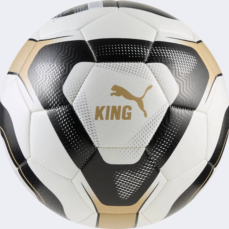 М'яч футбольний Puma KING ball білий, чорний, бежевий Уні 5 DT-084736-01, рис. 0