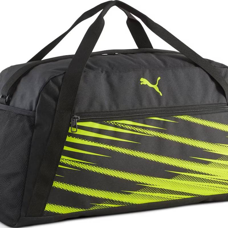 Сумка Puma ATTACANTO Sports Bag M 41L чорний, жовтий Уні 55 х 28 x 27 см DT-091630-04, рис. 0