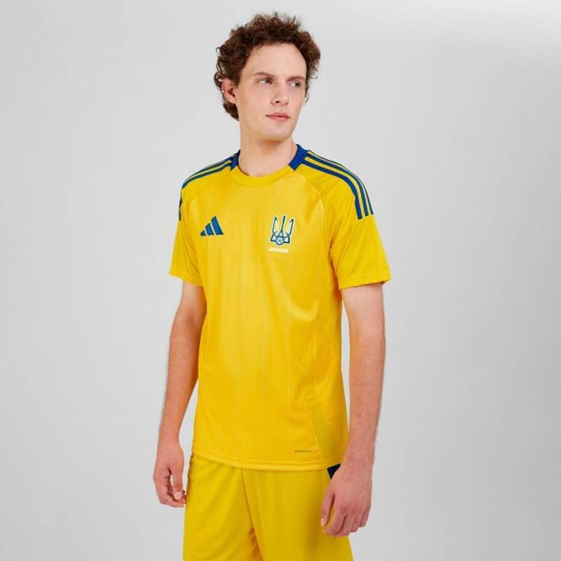 Футболка збірной України Ukraine 24 Performance Adidas IK2251 (жовта) 24/25, рис. 1